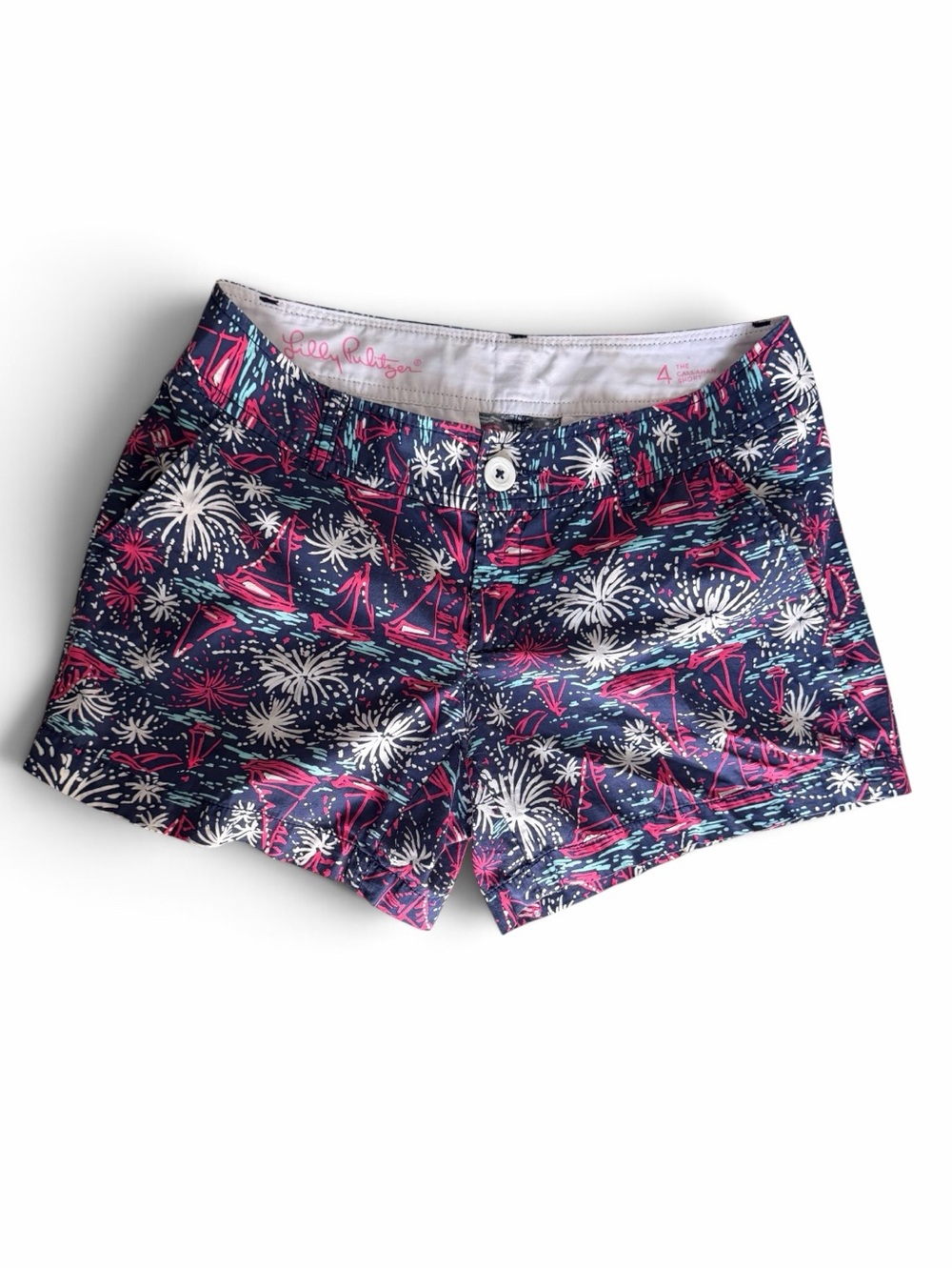RARE Lilly Pulitzer- Callahan Shorts in Sparks Fly! Size 4